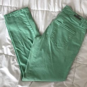 Lauren Conrad Jean, mint green, size 4